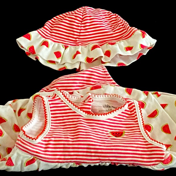 ONE SWEET MELON SET OUT: DRESS & HAT - Picture 2 of 3